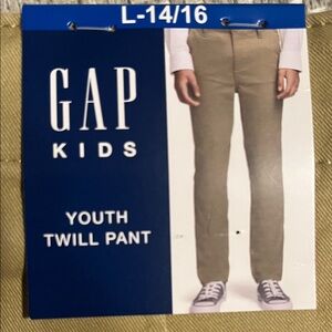 ✨ NWT Gap Kids Youth Khaki Twill Pants – Size L (14/16) ✨
